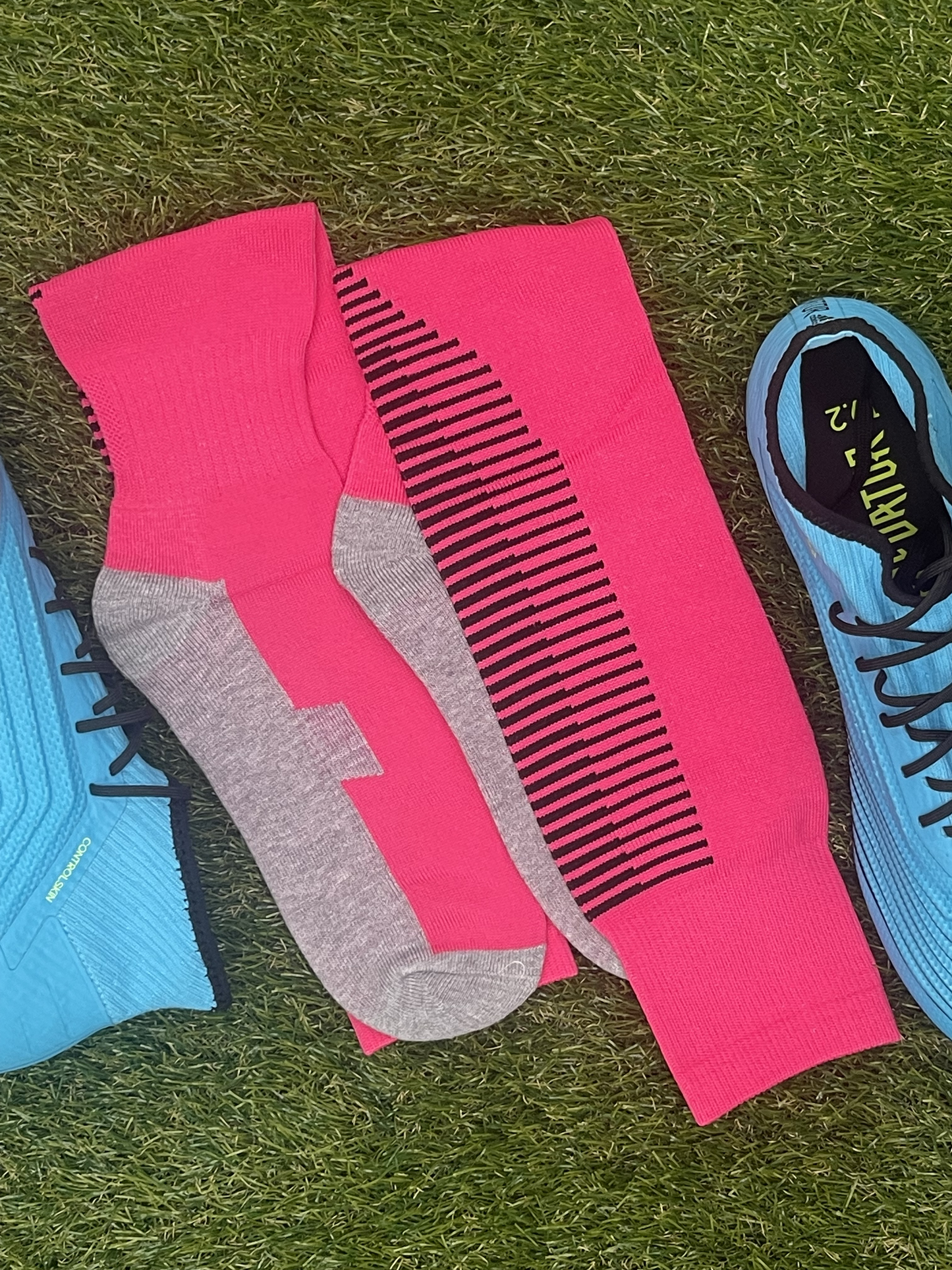 Pink BCRF Soccer Socks