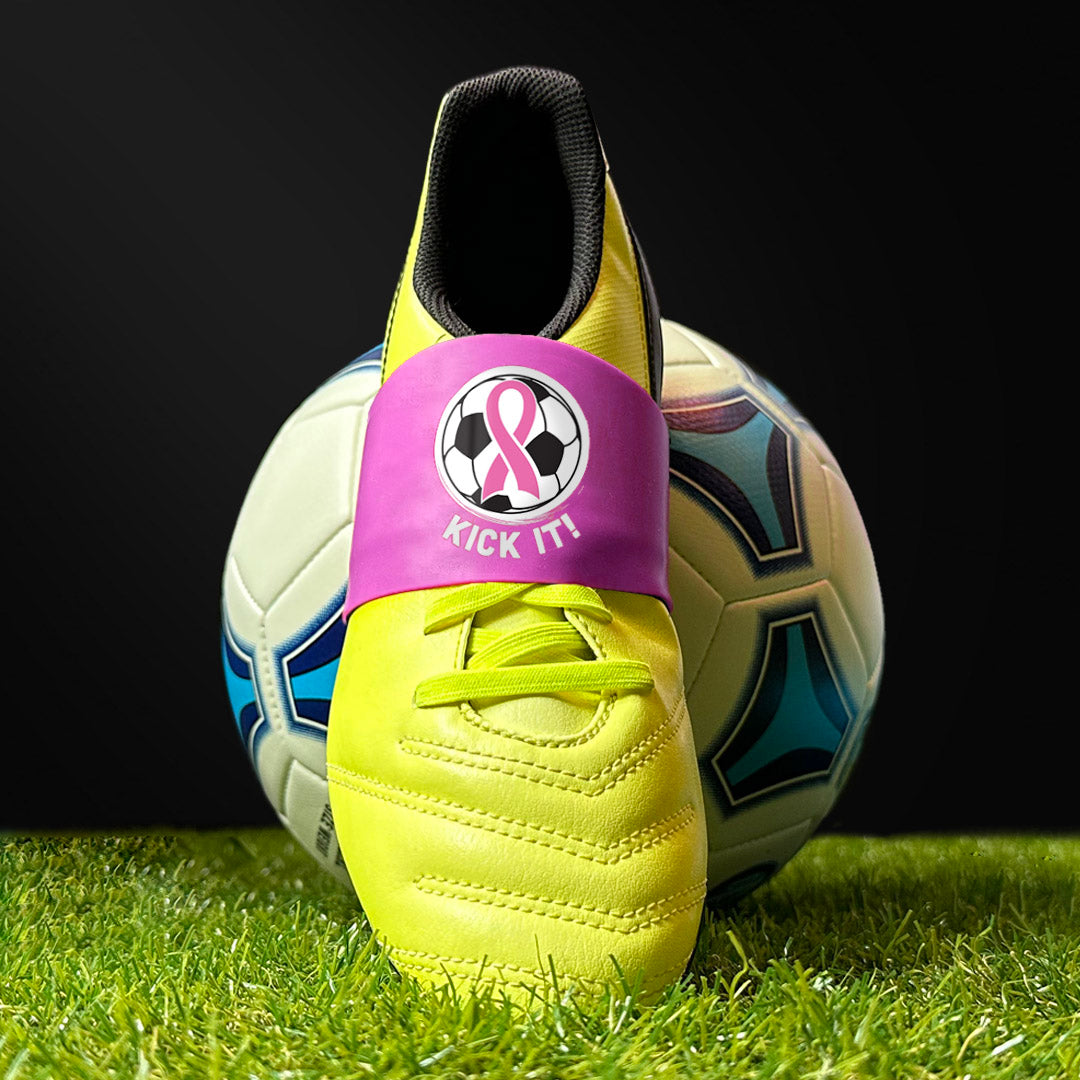 Pink BCRF Lace Keepers New - Soccer Band-Its Store